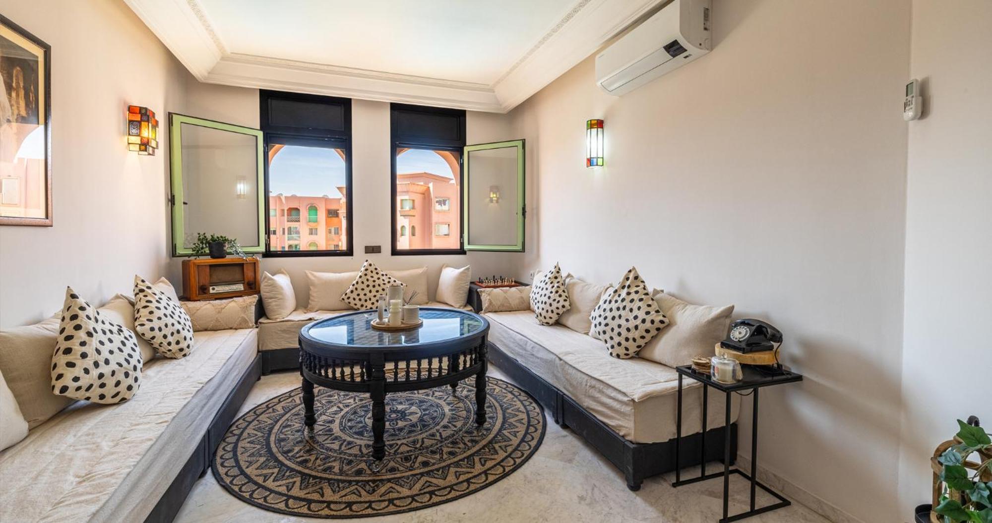 Apartamento Charming 2-Bed Oasis Pool View Marrakesh Exterior foto
