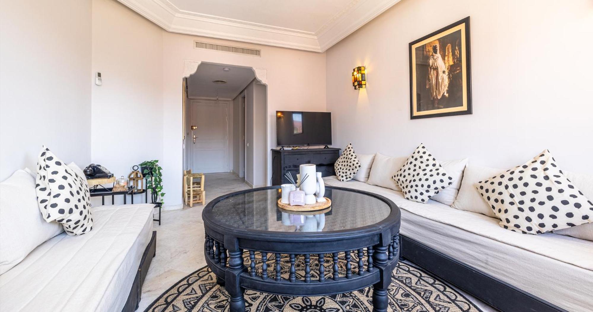 Apartamento Charming 2-Bed Oasis Pool View Marrakesh Exterior foto