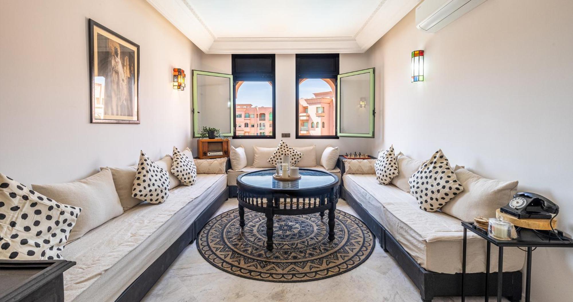 Apartamento Charming 2-Bed Oasis Pool View Marrakesh Exterior foto